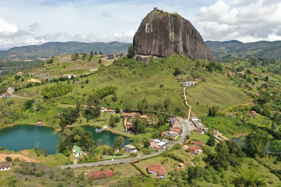 La Piedra del Peñol aerial view, Guatapé