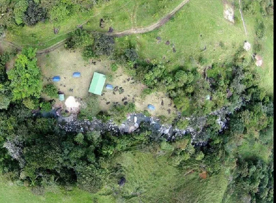 Reserva Natural Piedra Montada aerial view